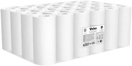 VEIRO: Полотенца бумажные 2сл 12,5м/22 Comfort белые кухонные /пач.=2 шт.