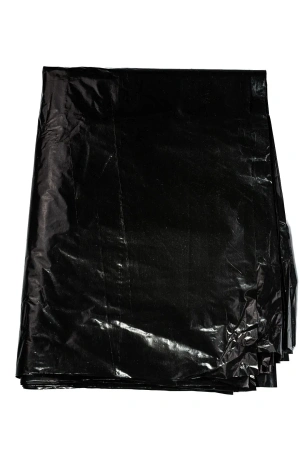 Мешки для мусора: 120л 70х110 ПВД VCLEAN 120 черные 80г