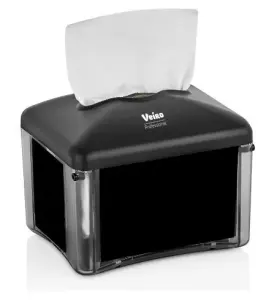 VEIRO: Диспенсер для салфеток Z и V-сложения EASYNAP micro черный