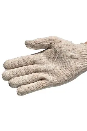 Перчатки: х/б вязаные 4-х ниточные белые