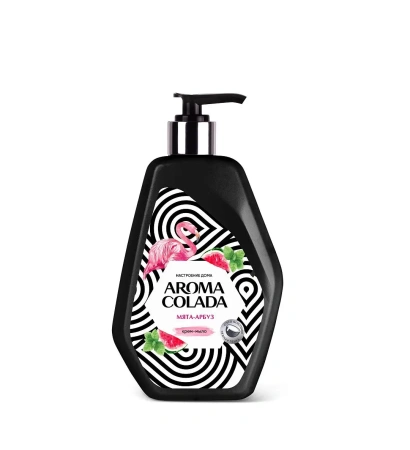 Мыло жидкое: АРОМА КОЛАДА 0,385л мята-арбуз