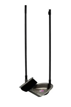 Хозяйственный инвентарь: Совок для мусора пластик со щеткой "Ленивка" складной Svip Классика