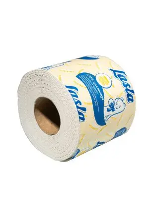 Бумага туалетная: 1сл 54м целлюлоза цвет белый Ласла Классик