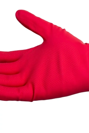 Vileda: Перчатки многоцелевые M красный резиновые