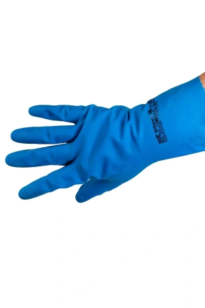 Vileda: Перчатки многоцелевые M голубой резиновые