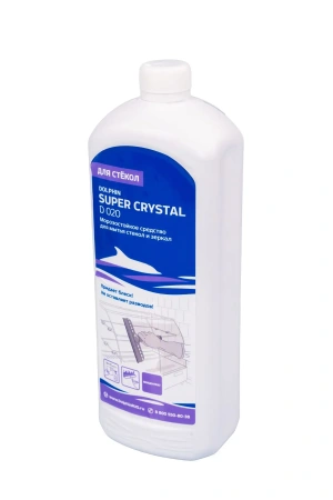 Dolphin: Супер Кристалл 1л концентрированное средство для мытья стекол