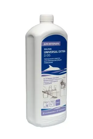 Dolphin: Юниверсал Экстра 1л для ежедневного ухода за полами и мебелью