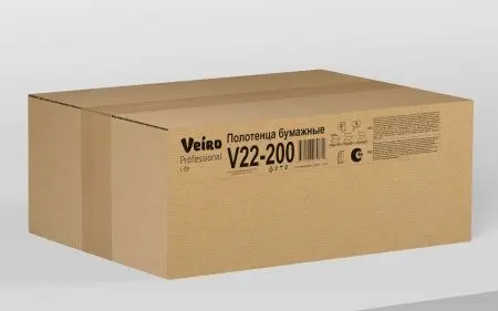 Вик: Полотенца бумажные V 2сл 200л 21х21,6см белые СЫКТЫВКАР Lite