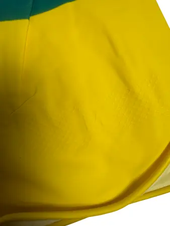 Перчатки: резиновые латексные BiColor M с хлопковым напылением сине-желтые