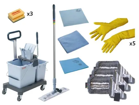 Vileda: Промонабор №2 Выгодный старт с УльтраСпид Про серо-голубой