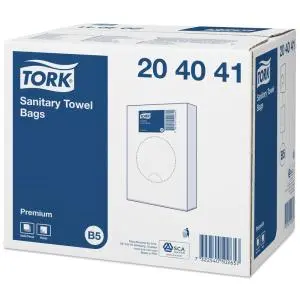 Tork: Пакеты гигиенические B5 25шт полиэтиленовые белые