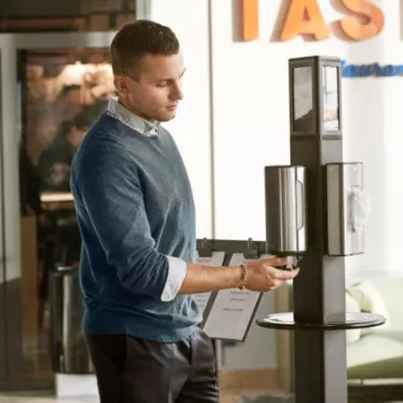 Tork: Диспенсер S4 Aluminium 1л для пенного мыла металл