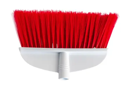 Вик: Метла с рукояткой 142 см д22см красная MRY