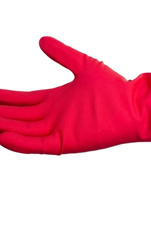 Vileda: Перчатки многоцелевые M красный резиновые