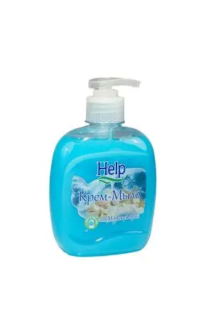 Мыло жидкое: ХЭЛП 300г крем-мыло с дозатором в ассортименте