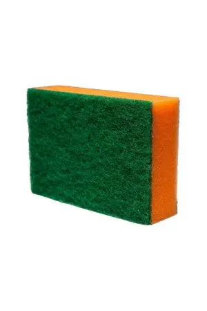 Губки,скрабы: для посуды VCLEAN Гигант 14х9.5х4 поролон+абразив