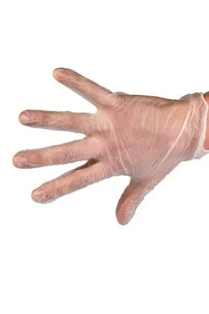 Перчатки: виниловые М одноразовые неопудренные /пач.=100 шт.