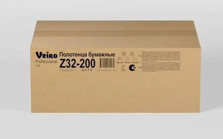 Вик: Полотенца бумажные Z 2сл 200л 22,5х21,3см 100% целлюлоза белые СЫКТЫВКАР Lite