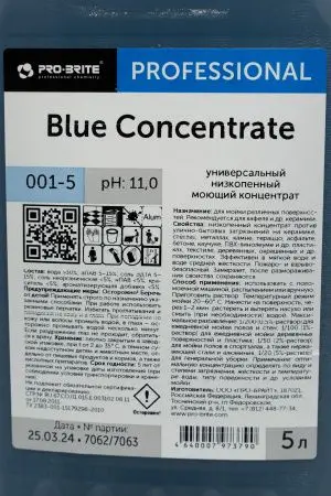 Pro-Brite: Блю Концентрат 5л для мойки кафеля и др. керамических поверхностей