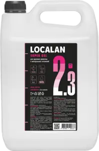 Localan: Super Gel 2.3 5л для чистки сантехники от налета и ржавчины, сильнокислотное