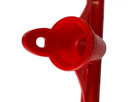 Вик: Сгон 50 см пластик одна резина красный MRY