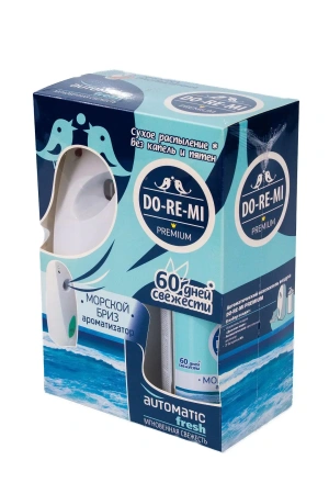 Освежители воздуха: ДО-РЕ-МИ 250мл КОМПЛЕКТ ДЫХАНИЕ МОРЯ Премиум сух расп