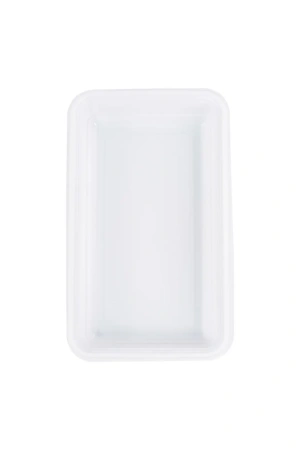 Одноразовая продукция: Тарелка 150х90х30 пластиковая белая