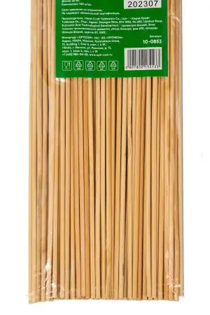 Одноразовая продукция: Шампур 25см бамбук /пач.=100 шт.