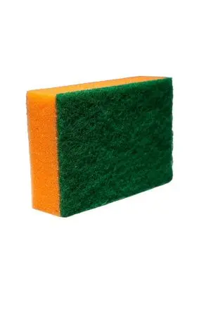 Губки,скрабы: для посуды VCLEAN Гигант 14х9.5х4 поролон+абразив