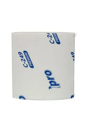 Вик: Бумага туалетная 2сл V-сложение 250л 21х11см целлюлоза 100% с тиснением PROtissue