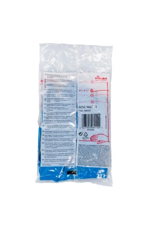 Vileda: Перчатки многоцелевые L голубой резиновые