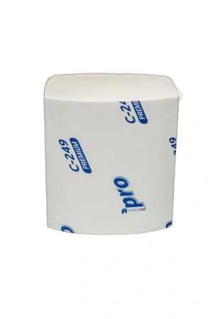 Вик: Бумага туалетная 2сл V-сложение 250л 21х11см целлюлоза 100% с тиснением PROtissue