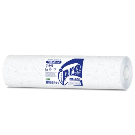 Вик: Простынь гигиеническая PROtissue 2сл 50м/50см целлюлоза 100% белая