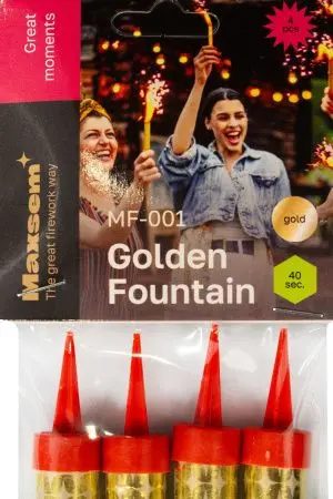 Одноразовая продукция: Свечи для торта 12,5см Фонтан /пач.=4 шт.