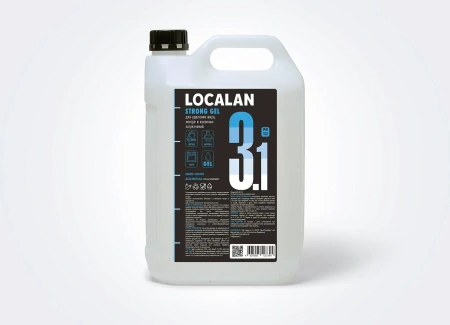 Localan: Strong 3.1 5л для удаления жировых нагаров, щелочное концентрат