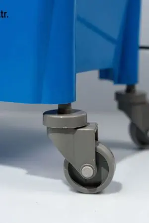 Вик: Тележка 1х20 пластик с отжимом синяя MRY