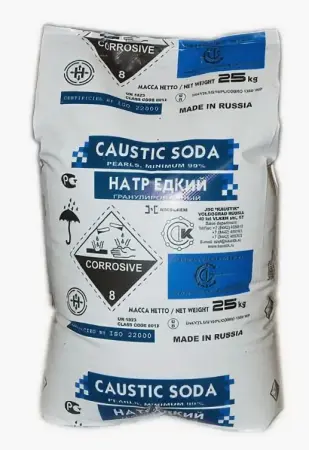 Химпродукция: Сода 25кг каустическая