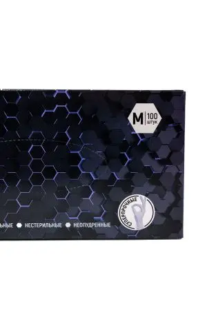 Перчатки: виниловые М одноразовые неопудренные /пач.=100 шт.