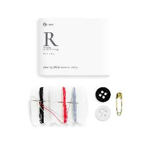 Grass: Набор швейный Рум (игла, нити разных цветов, 2 пуговицы (черная и белая , в картон. уп.