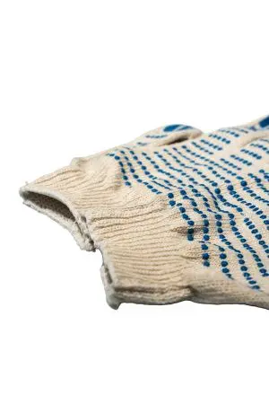 Перчатки: х/б вязаные с ПВХ 4-х ниточные белые