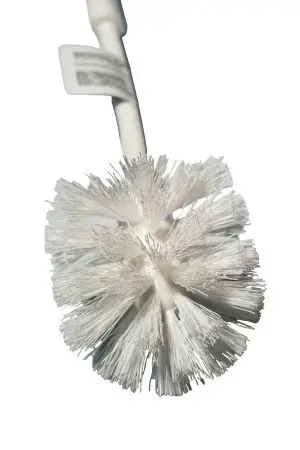 Хозяйственный инвентарь: Ерш унитазный пластиковый без подставки белый