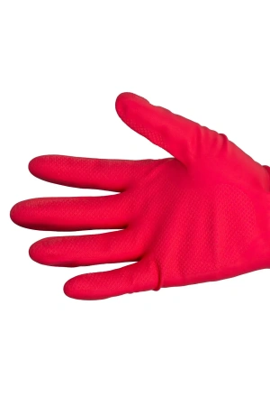 Vileda: Перчатки многоцелевые M красный резиновые