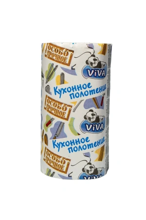 Бумажные полотенца: 1сл 18м целлюлоза цвет белый влагопрочные