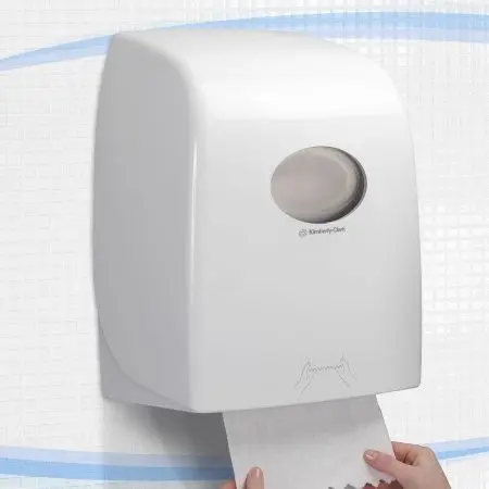 Kimberly-Clark: Диспенсер Аквариус для полотенец в рулоне белый