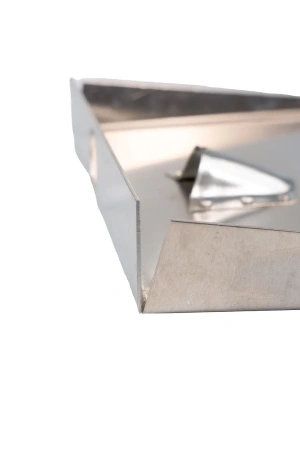 Хозяйственный инвентарь: Лопата для снега 375х500 дюраль 2мм трехбортная с верхним входом