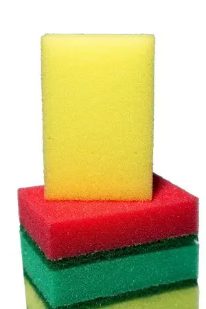 Губки,скрабы: для посуды ПЯТЕРКА 8.5х5.5х2.5 /пач.=5 шт.