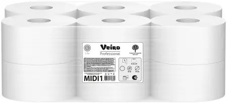 Вик: Бумага туалетная 1сл 180м макулатура натуральный СЫКТЫВКАР Lite