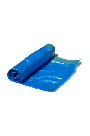 Мешки для мусора: 60л 60х70 ПНД VCLEAN Ultra/Clear Line с завязками синие /рул.=10 шт.