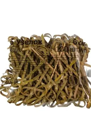 Одноразовая продукция: Пика Узелок 6см бамбук /пач.=100 шт.