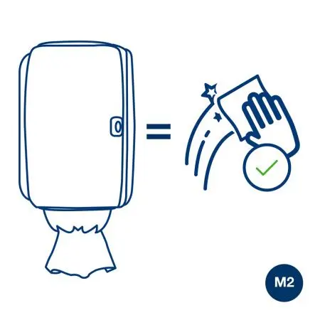 Tork: Диспенсер М2 Performance для полотенец ЦВ красный